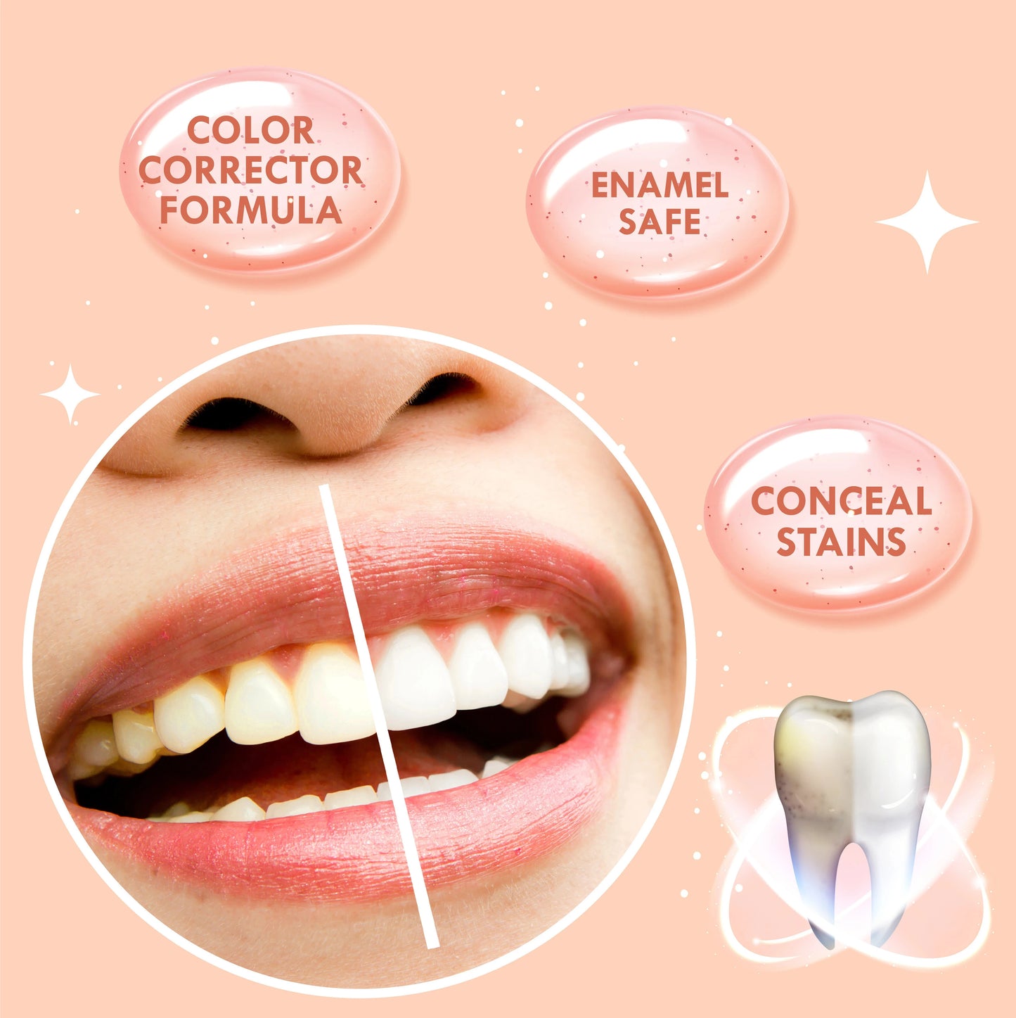 Arctic Pear Teeth Whitening Serum – 50% Extra, Instantly Brightens