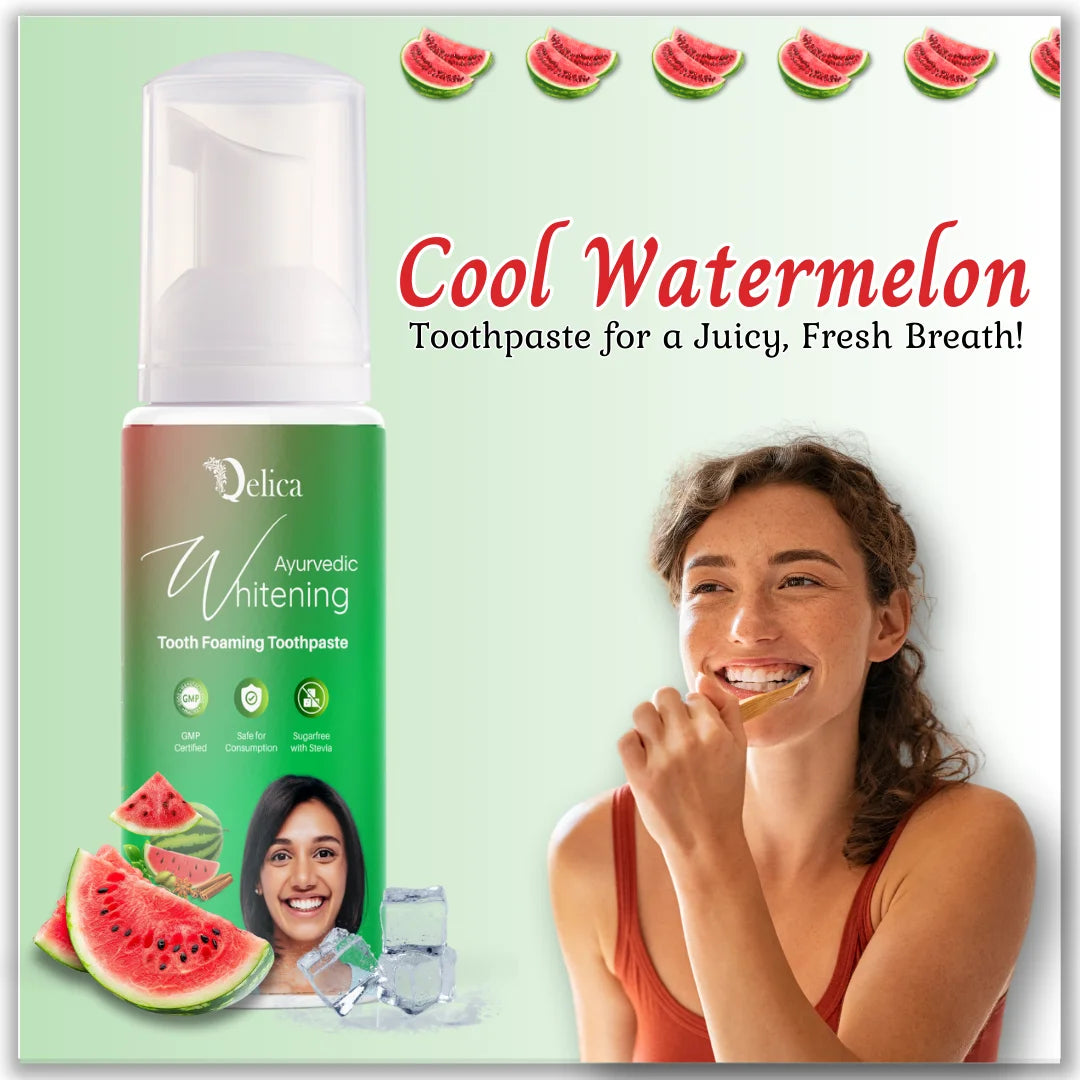 Teeth Whitening Foam - Cool Watermelon Flavor