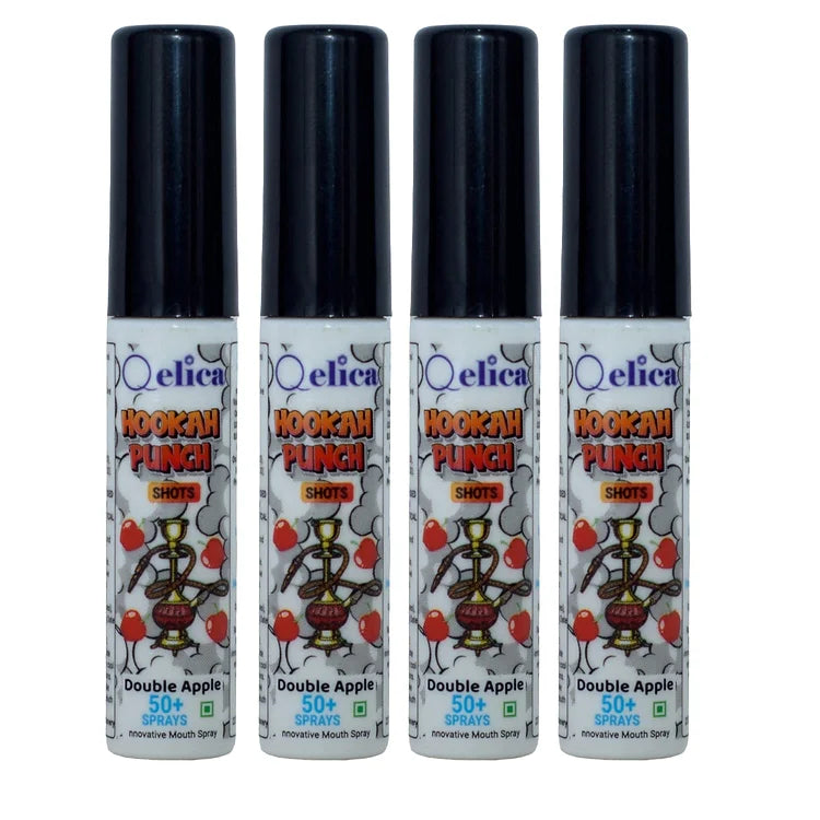 Qelica Double Apple Mouth Freshener Spray For Instant Fresh Breath | Oral Hygien