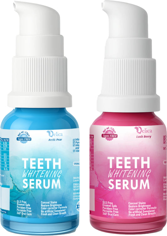 Lush Berry & Arctic Pear Whitening Serum – 50% Extra, Natural Teeth Brightening