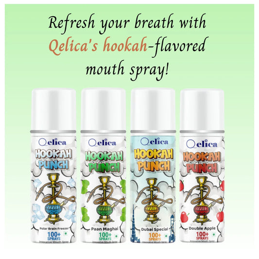 Qelica Dubai Special Mouth Freshener Spray For Instant Fresh Breath | Oral Hygiene