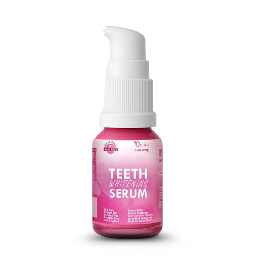 Lush Berry Teeth Whitening Serum – 50% Extra, Natural & Instant Brightening