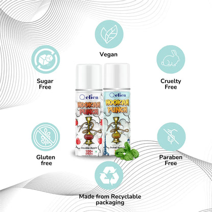 Qelica Dubai Special And Double Apple Mouth Spray Combo 10gm Each Sugar Free Refresh