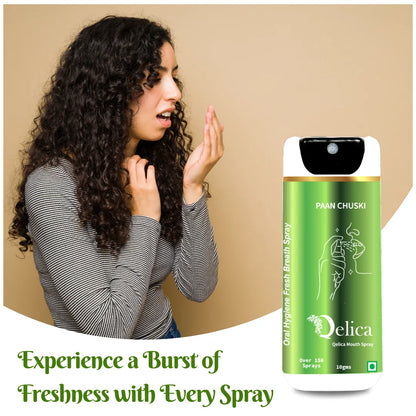 Qelica Instant Mouth And Breath Freshner Spray For Fresh Breath Instant Germ Kill Spray